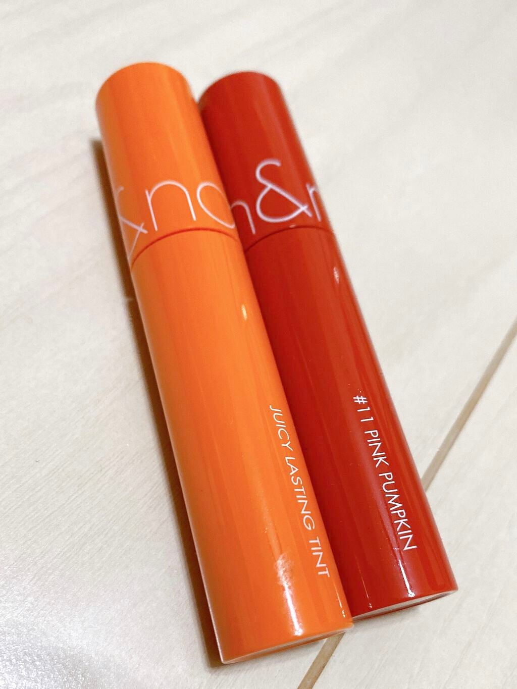 ジューシーラスティングティント/rom&nd/リップティントを使ったクチコミ(1枚目)