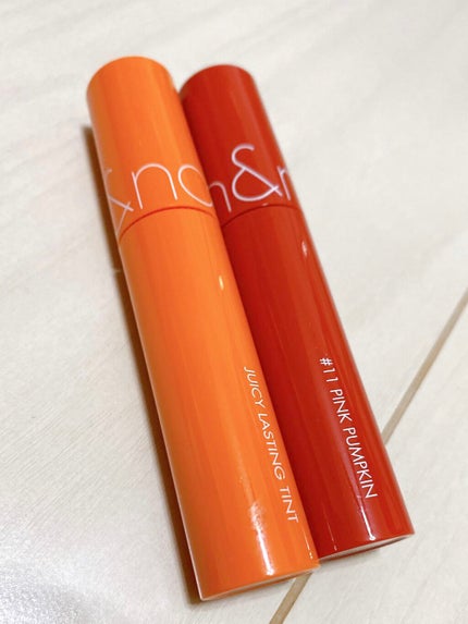 ジューシーラスティングティント/rom&nd/リップティントを使ったクチコミ(1枚目)