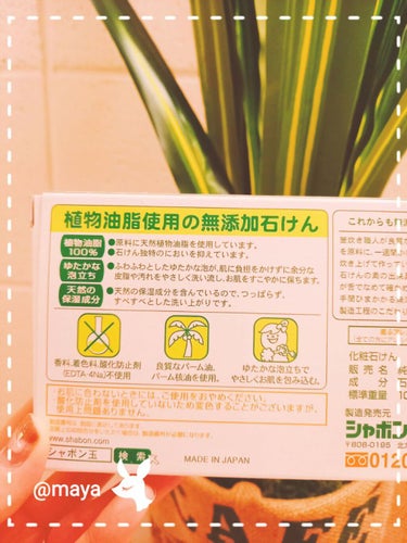 純植物性シャボン玉浴用/シャボン玉石けん/ボディ石鹸を使ったクチコミ（2枚目）