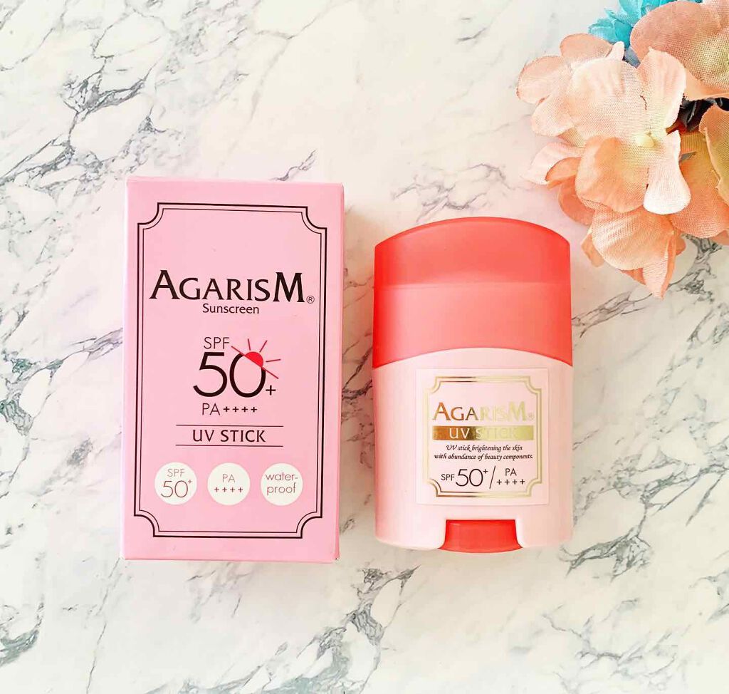 トーンアップUVスティック/AGARISM/日焼け止めスティックを使ったクチコミ（1枚目）