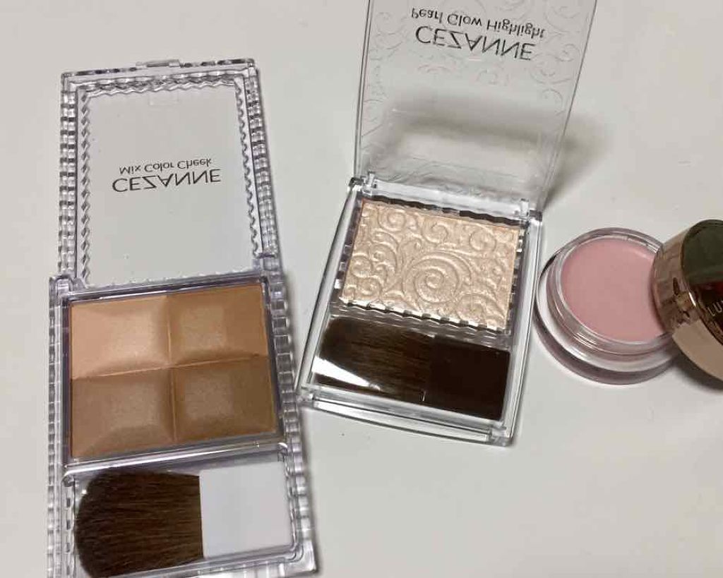 ミックスカラーチーク/CEZANNE/パウダーチークを使ったクチコミ（1枚目）