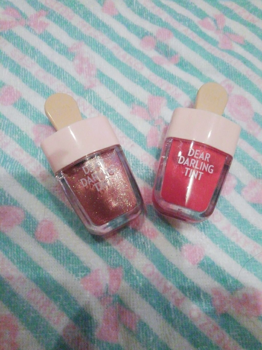 ディアダーリン ウォータージェルティント （アイスティント）/ETUDE/口紅を使ったクチコミ（1枚目）