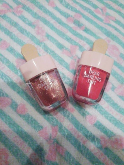 ディアダーリン ウォータージェルティント (アイスティント)/ETUDE/口紅を使ったクチコミ(1枚目)