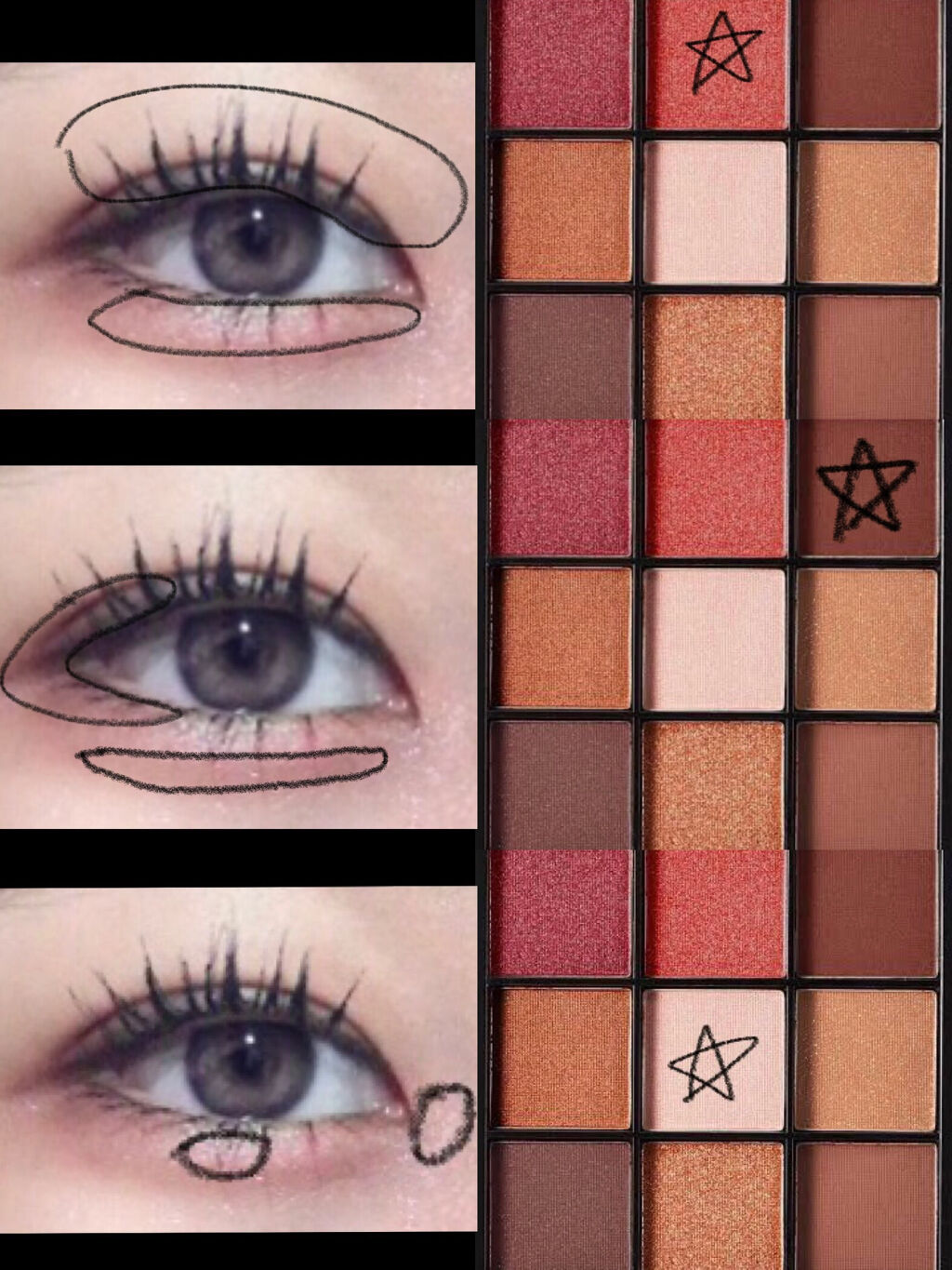 UR GLAM　BLOOMING EYE COLOR PALETTE/U R GLAM/アイシャドウパレットを使ったクチコミ（3枚目）