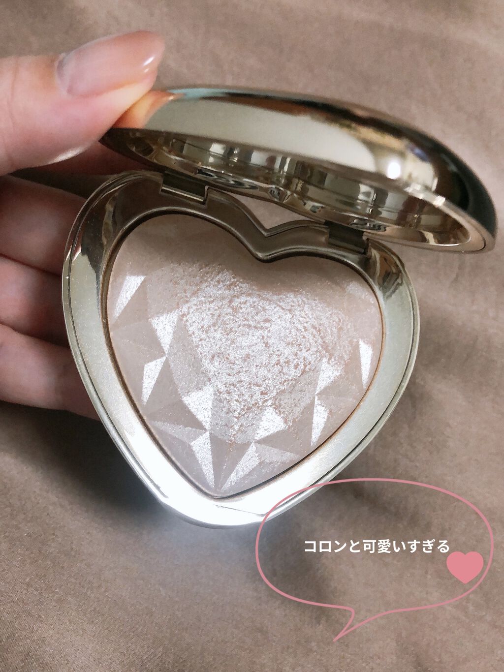 ラブ ライト ハイライター/Too Faced/パウダーハイライトを使ったクチコミ（1枚目）