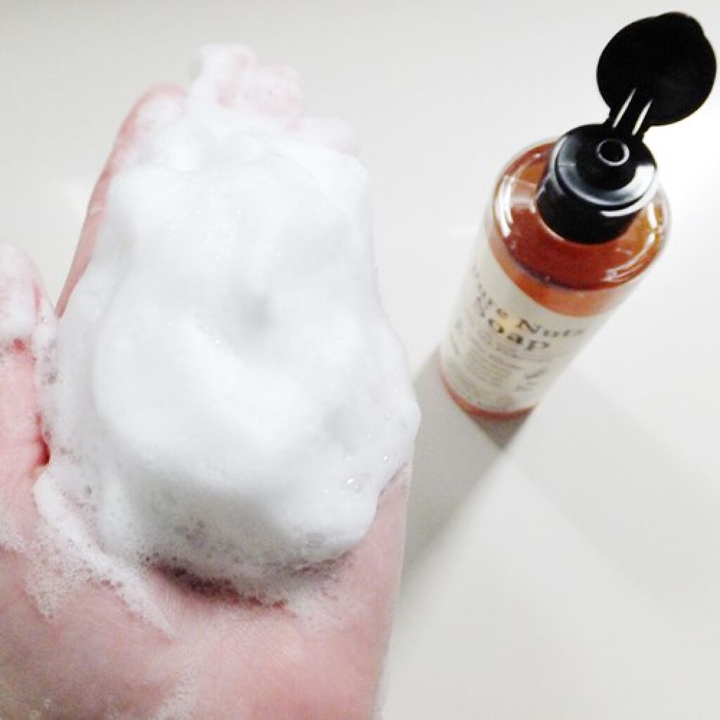 ピュアナッツソープ ホワイトローズの香り/ナチュラセラ/洗顔フォームを使ったクチコミ(3枚目)