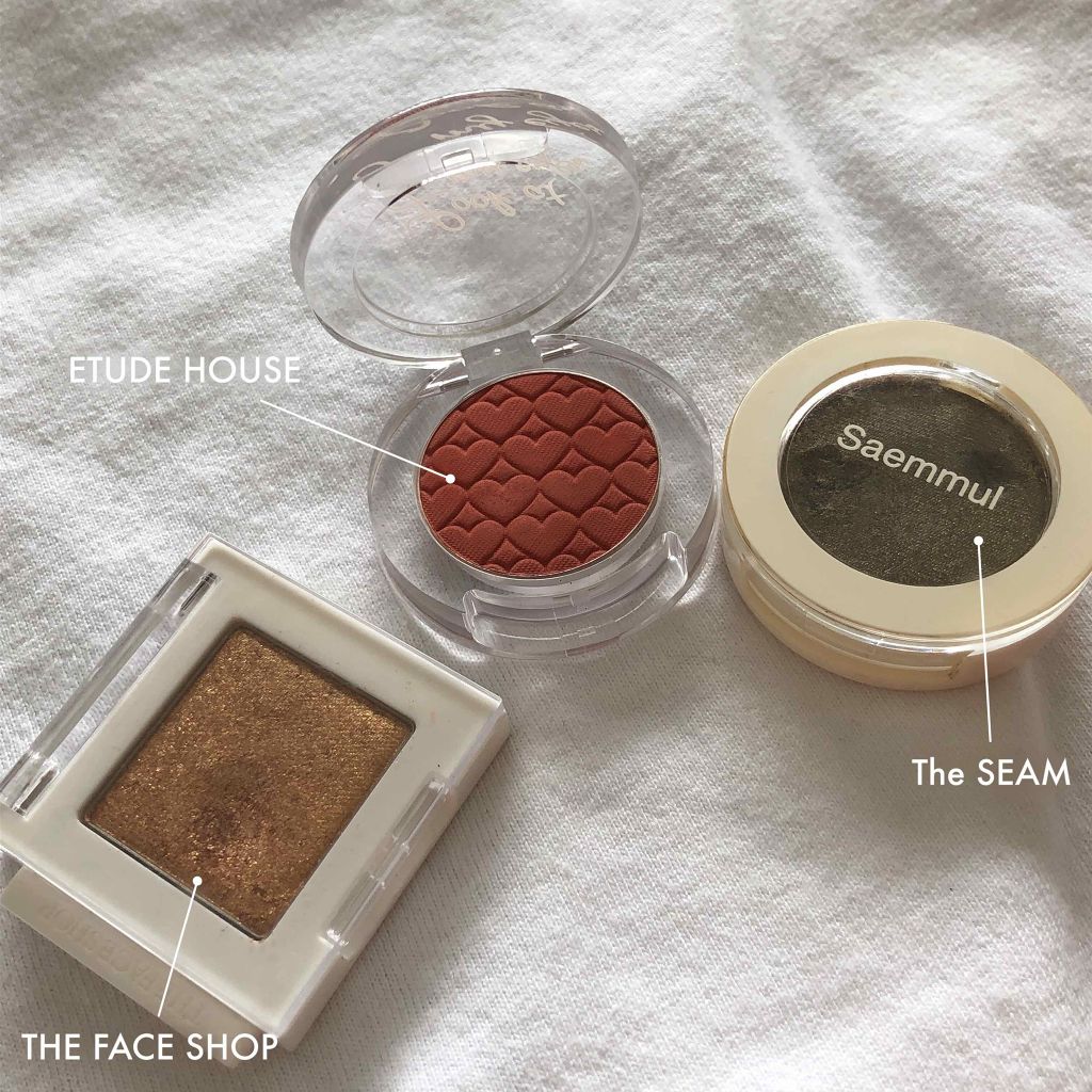 モノキューブアイシャドウ/THE FACE SHOP/単色アイシャドウを使ったクチコミ（1枚目）