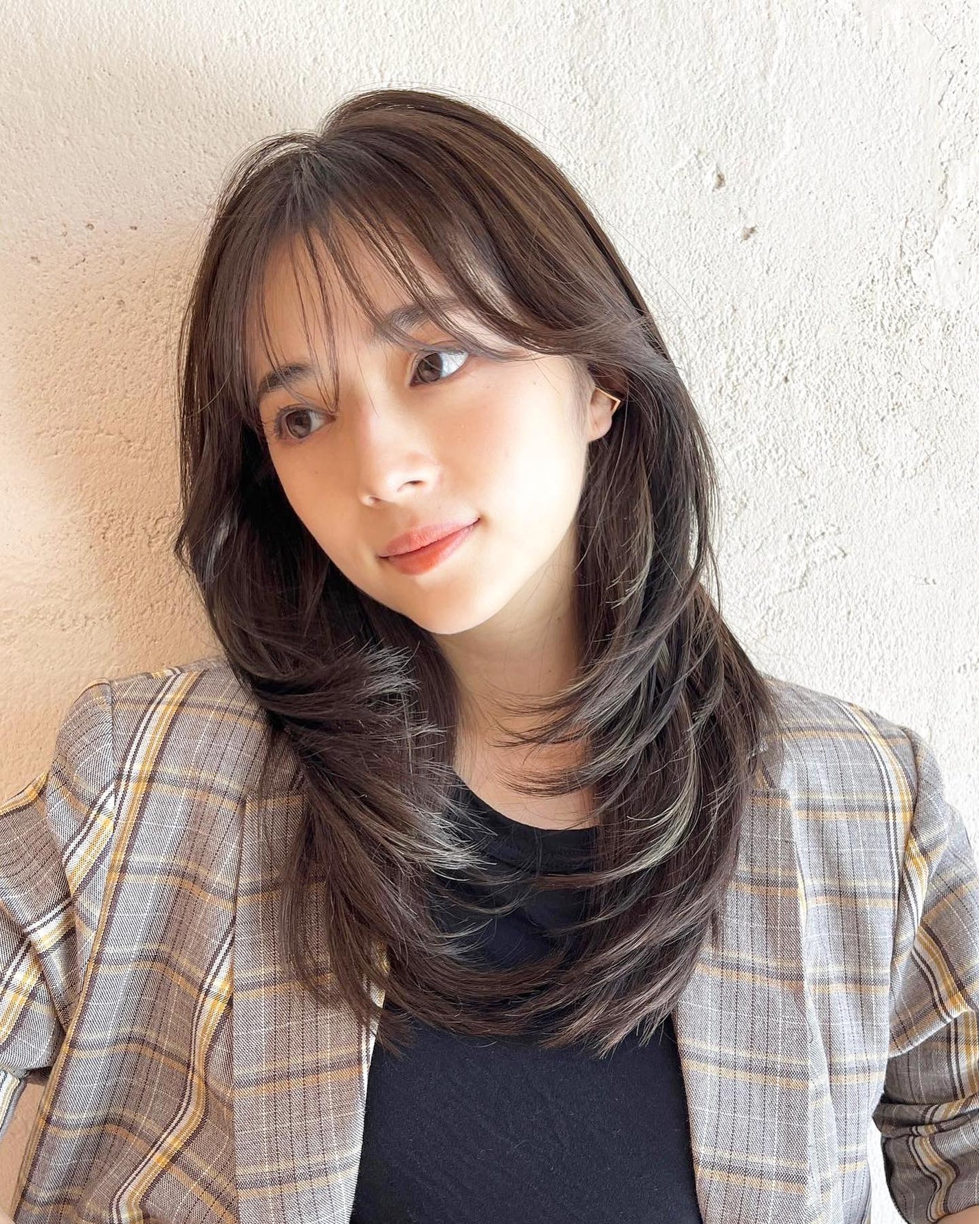 HARUNA on LIPS 「柔らかいレイヤースタイル🩷#レイヤーカットワンカールで可愛かお..」(2枚目)