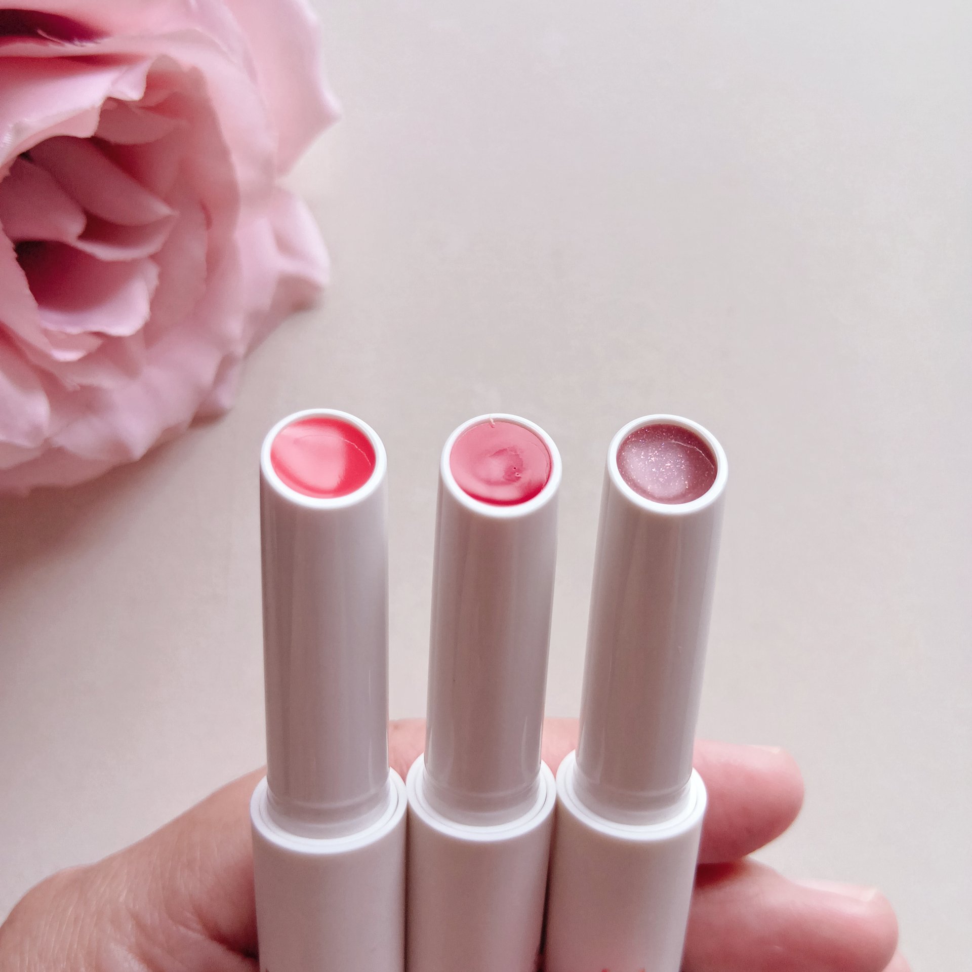 ベアグローペプチドメルティングバーム/PINATE/口紅を使ったクチコミ（3枚目）