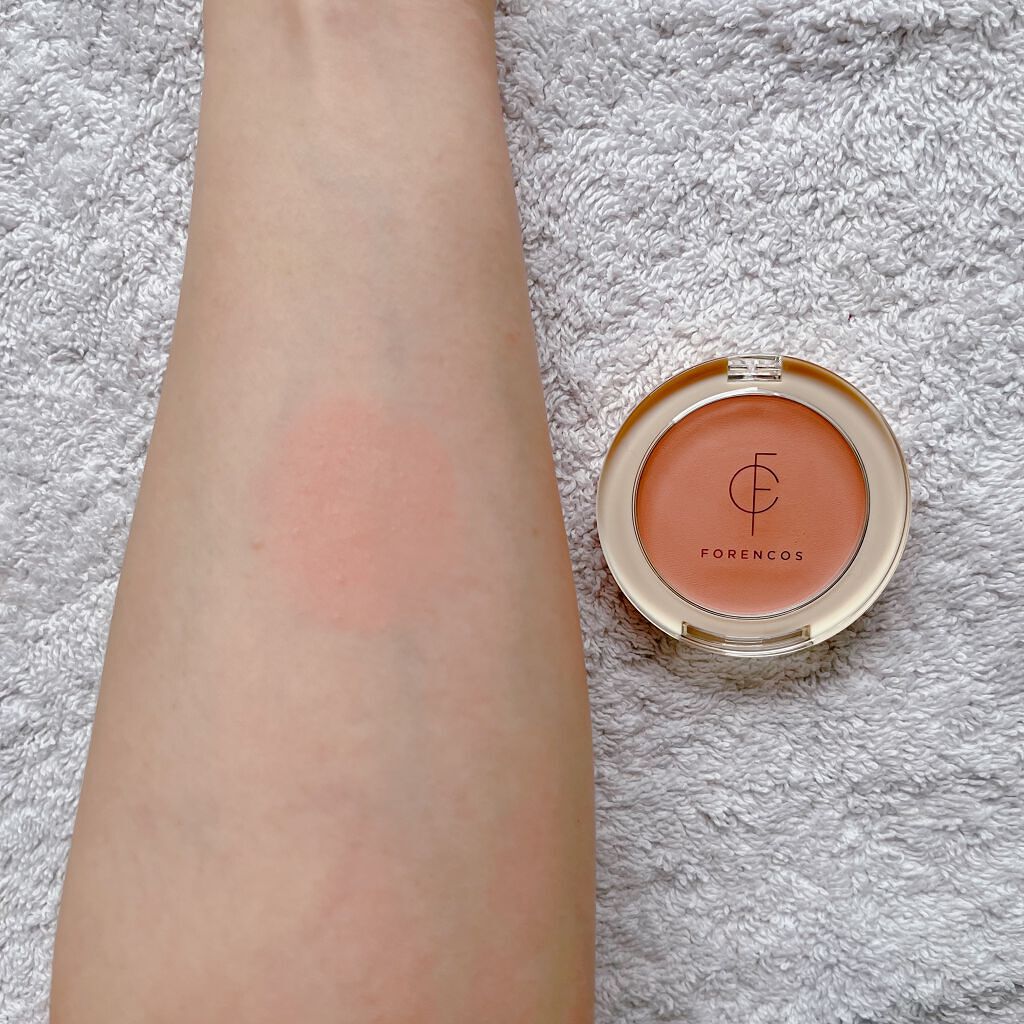 ベアブラッシャー パフ付き/フォレンコス/パウダーチークを使ったクチコミ(5枚目)