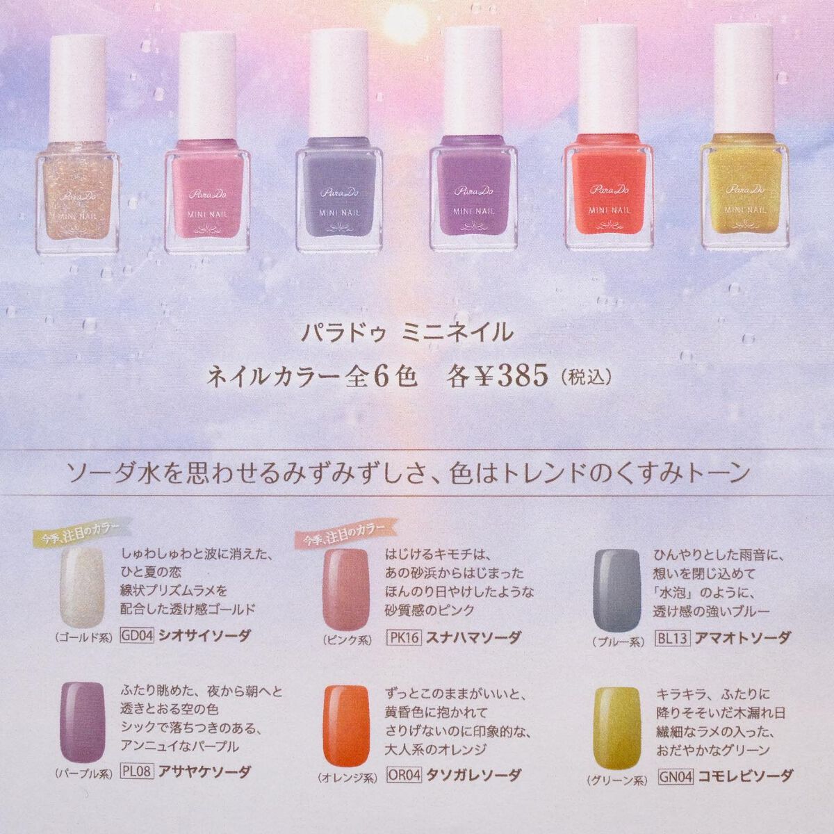 ミニネイル/パラドゥ/マニキュアを使ったクチコミ(3枚目)