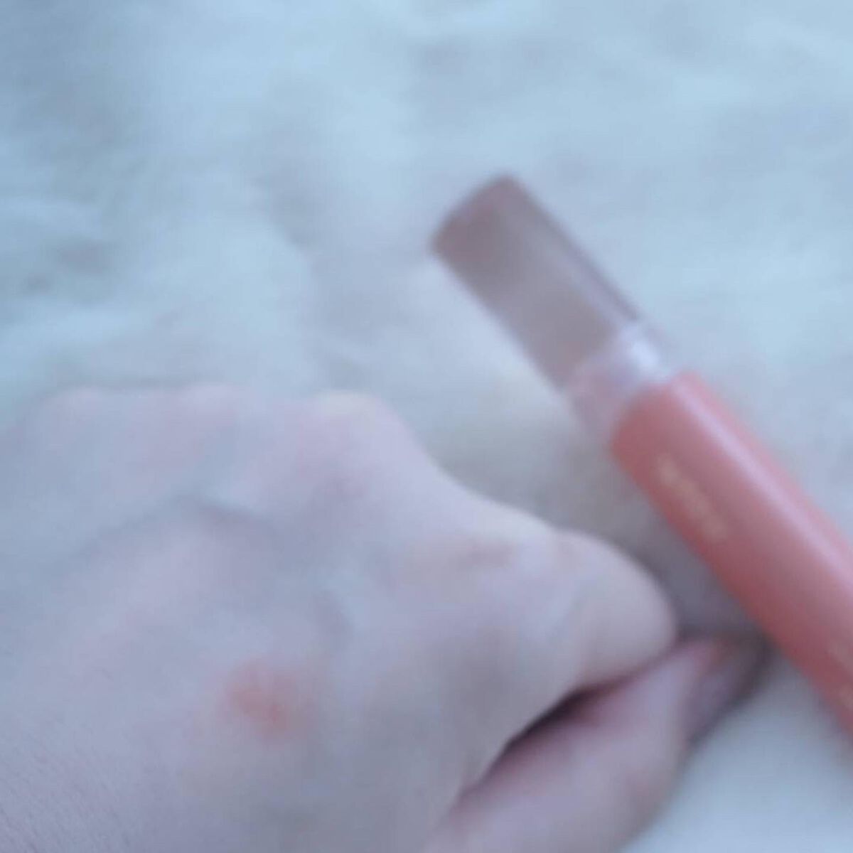 ウォーターリフレクティングリップティント R02  甘えんぼピーチフィズ/INTO U/リップティントを使ったクチコミ（3枚目）