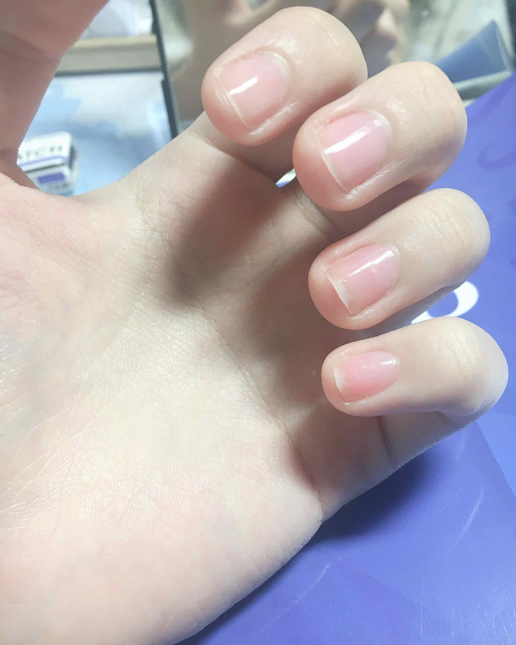 グロッシーコート/スキューズミー/オールインワンネイルを使ったクチコミ（2枚目）