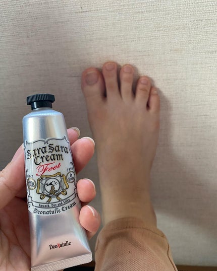 薬用足指さらさらクリーム/デオナチュレ/デオドラント・制汗剤を使ったクチコミ(3枚目)