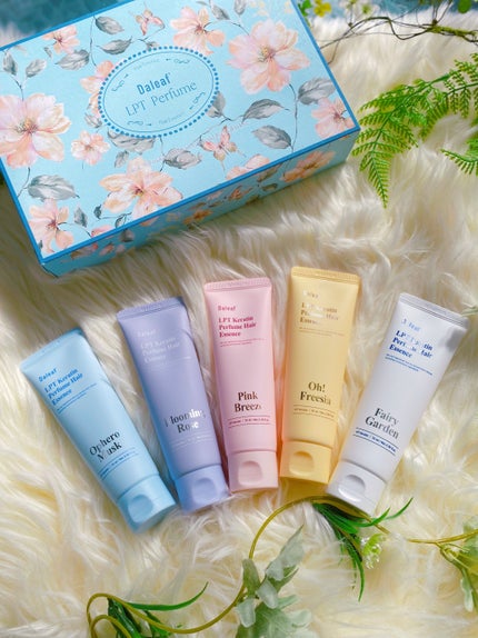 LPT Keratin パフュームヘアエッセンス Blooming Rose/Daleaf/ヘアミルクを使ったクチコミ(4枚目)