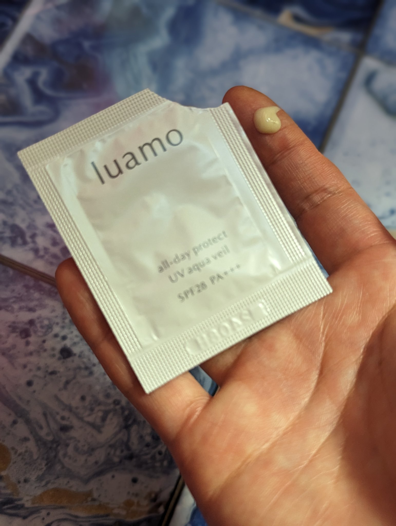 オールデイ プロテクト UVアクアヴェール/ルアモ/日焼け止めミルクを使ったクチコミ（1枚目）