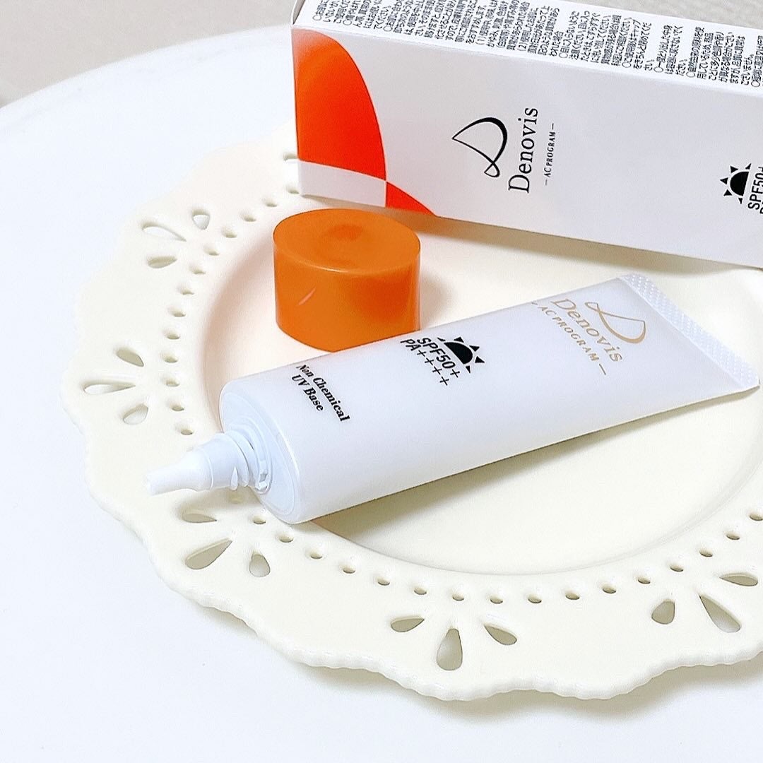 Denovis ノンケミUV下地/コスモビューティー/日焼け止めクリームを使ったクチコミ(2枚目)