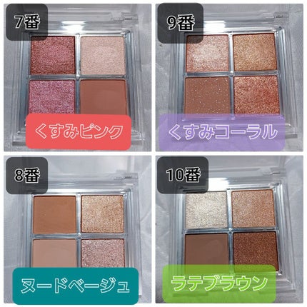 アイシャドウパレット/4U2/アイシャドウパレットを使ったクチコミ(7枚目)