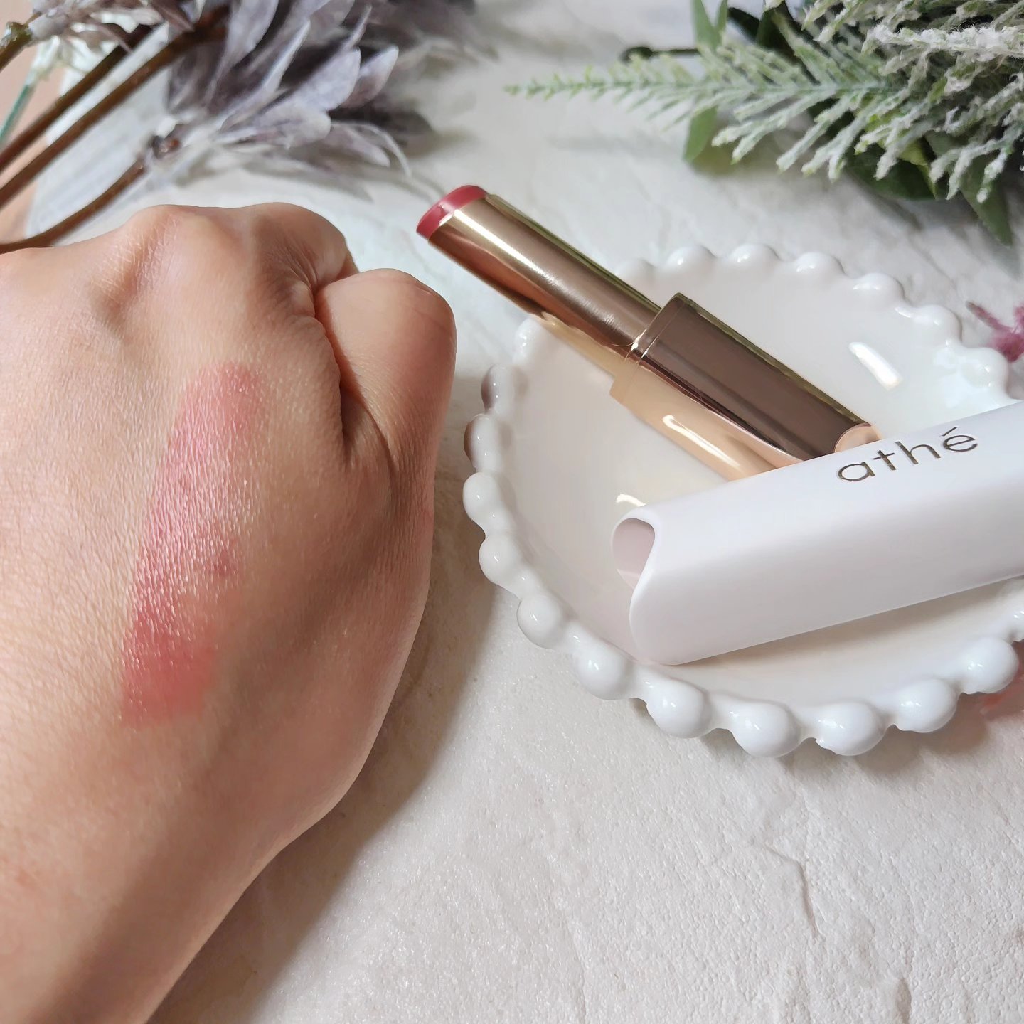 オーセンティック リップ バーム/athé/口紅を使ったクチコミ（2枚目）