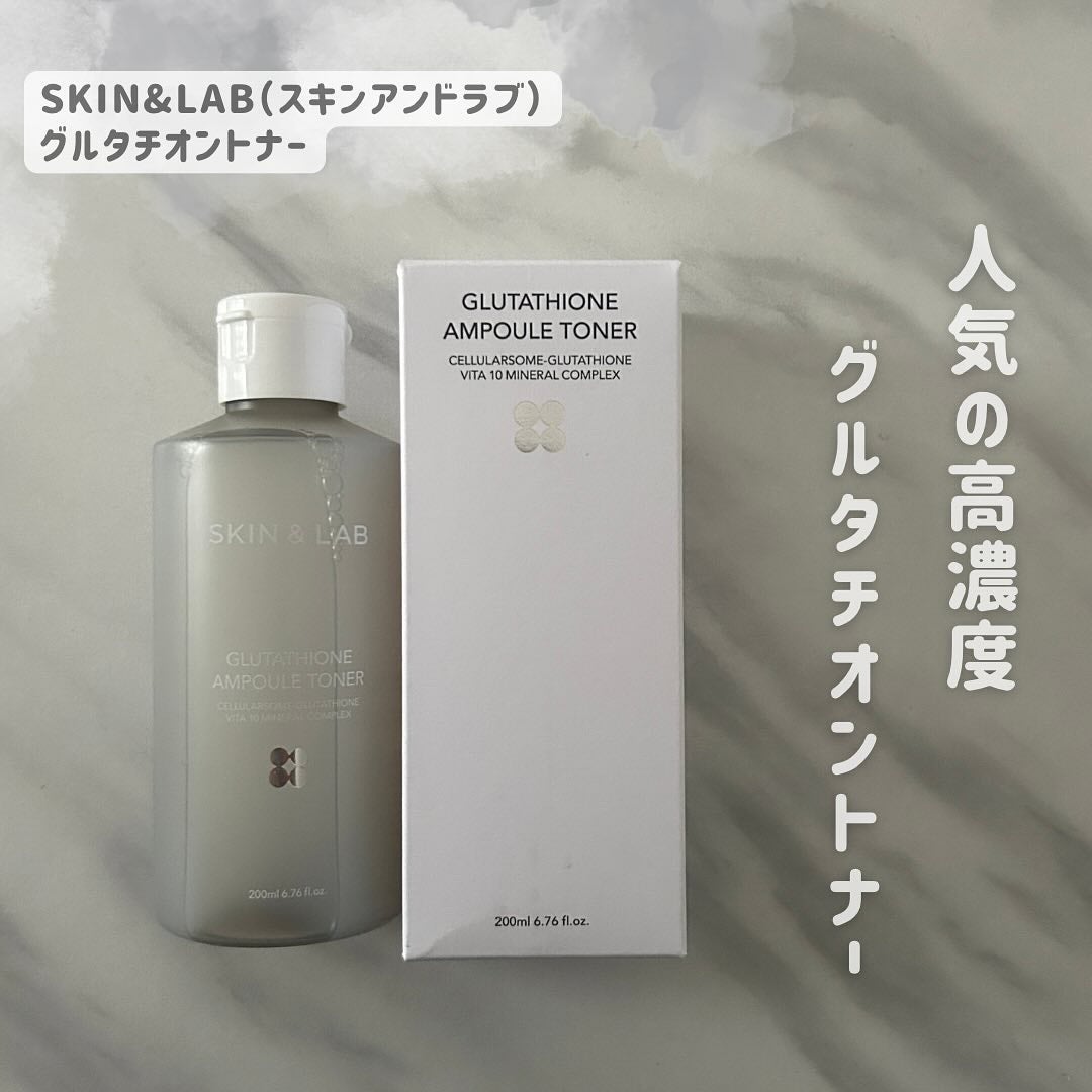 グルタチオンアンプルトナー/SKIN&LAB/化粧水を使ったクチコミ(1枚目)
