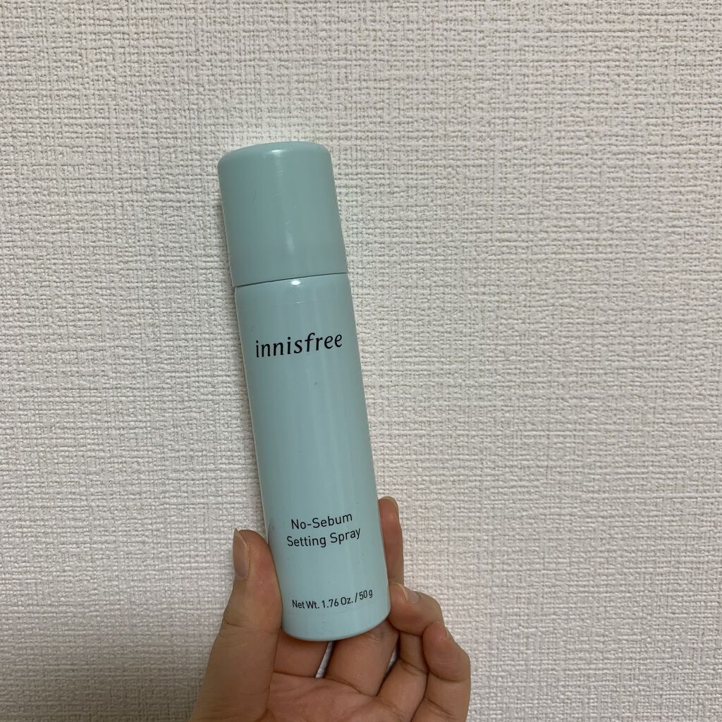 ノーセバム セッティングスプレー/innisfree/ミスト状化粧水を使ったクチコミ（1枚目）