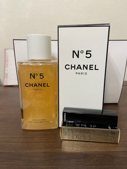 シャネル N°5 ザ ゴールド ボディ オイル 試してみた】N°5 ザ ゴールド ボディ オイル CHANELのリアルな