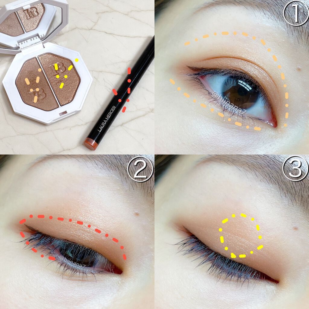 KILLAWATT FREESTYLE HIGHLIGHTER DUO/FENTY BEAUTY BY RIHANNA/パウダーハイライトを使ったクチコミ（3枚目）