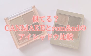 シルキースフレアイズ（マットタイプ）/キャンメイク/アイシャドウパレットを使ったクチコミ（1枚目）