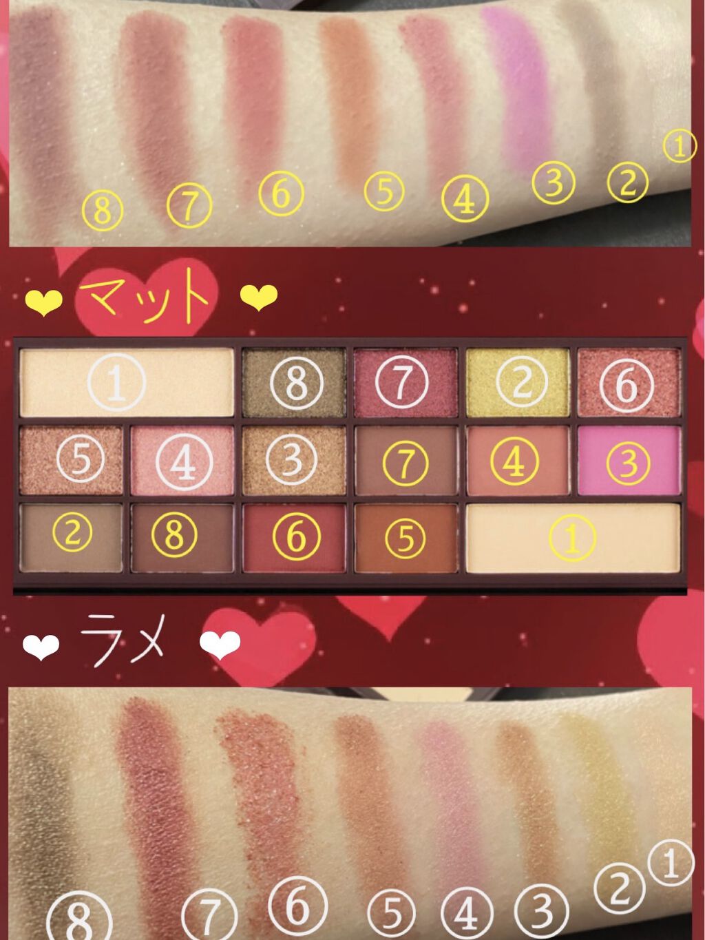 アイラブチョコレート/MAKEUP REVOLUTION/アイシャドウパレットを使ったクチコミ（3枚目）