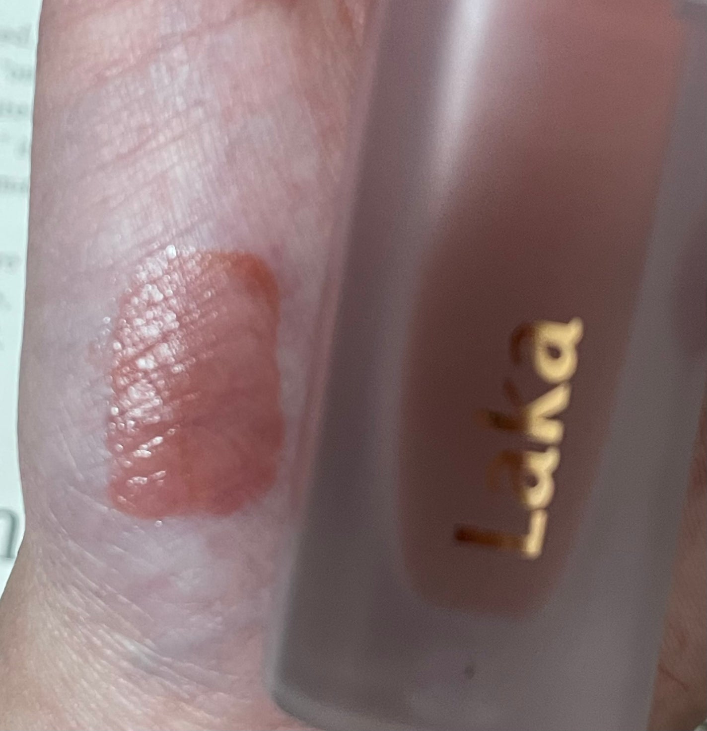 フルーティーグラムティント/Laka/リップティントを使ったクチコミ(2枚目)