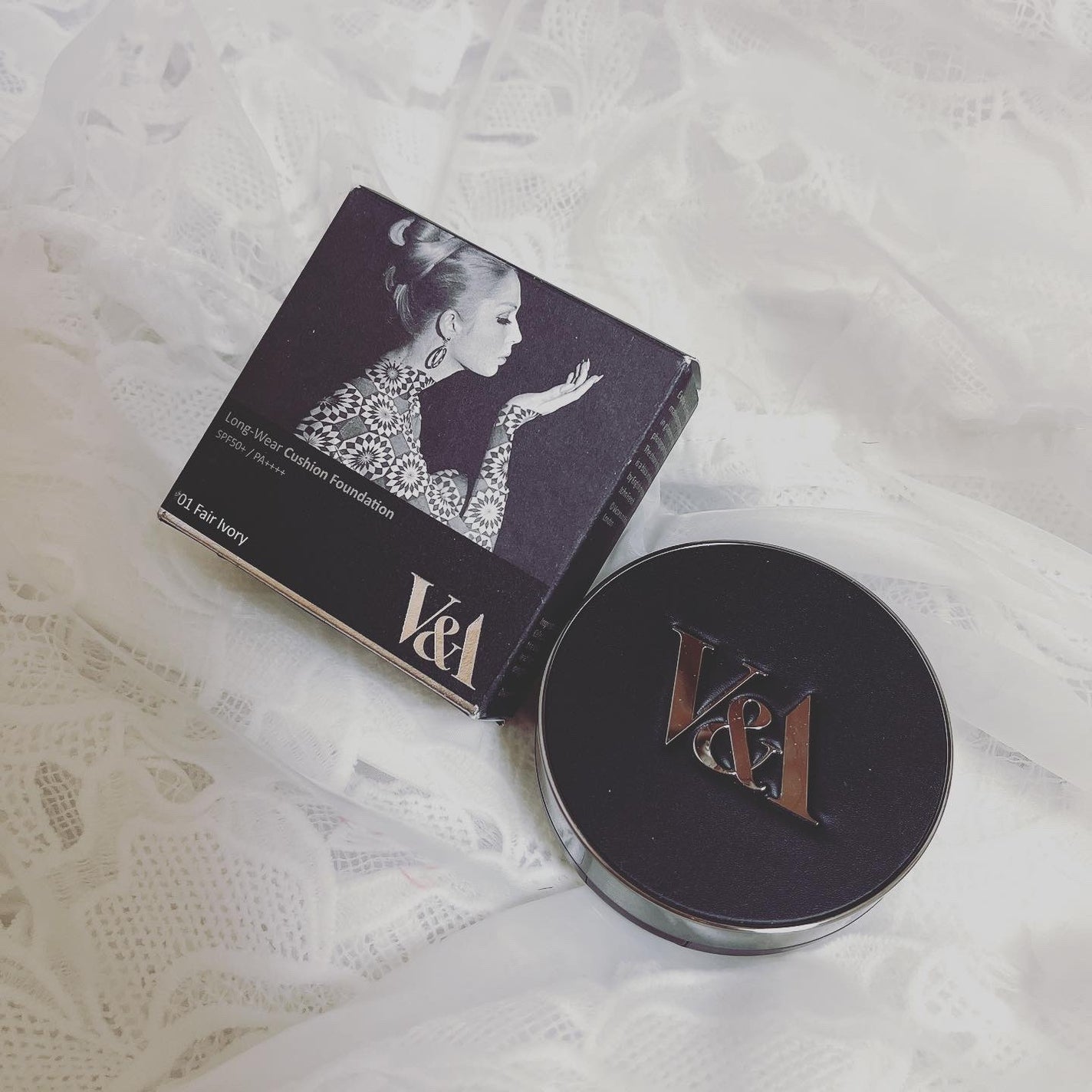 ロングウェアクッションファンデーション/V&Aビューティー/クッションファンデーションを使ったクチコミ(1枚目)