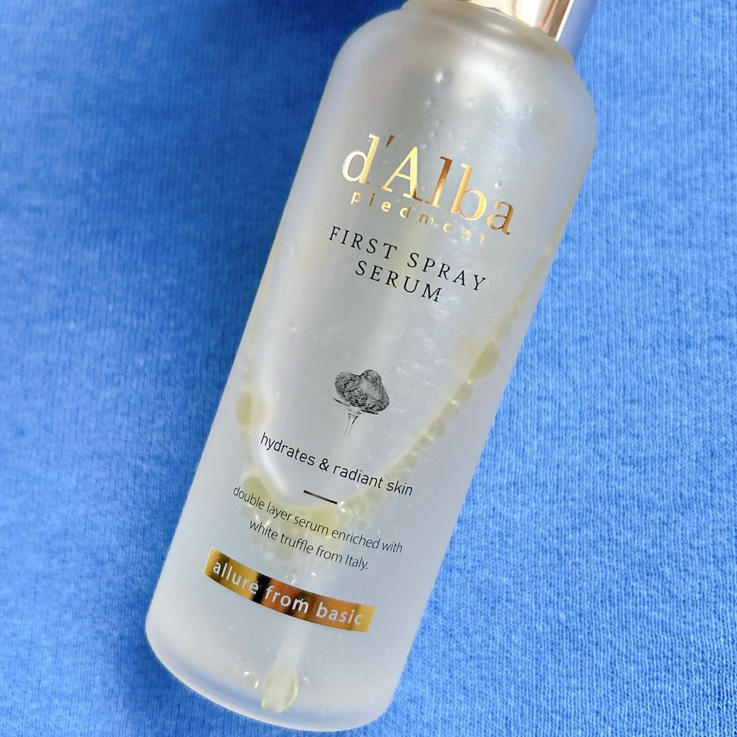 ダルバ ホワイトトリュフファーストスプレーセラム/ダルバ/ミスト状化粧水を使ったクチコミ（2枚目）