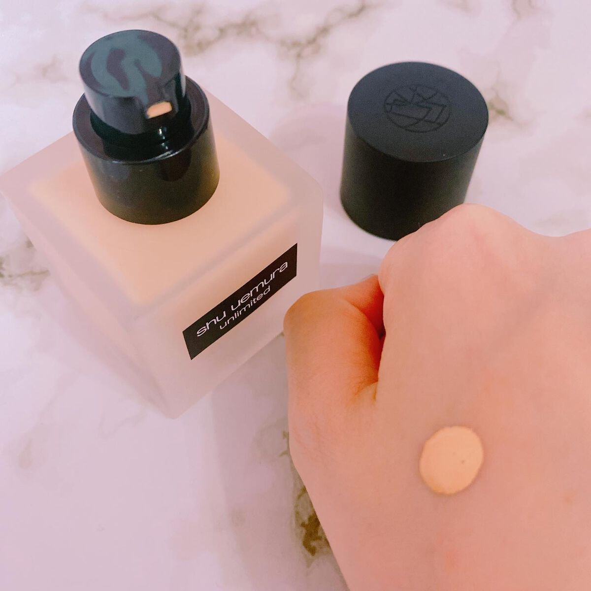 （旧）アンリミテッド ラスティング フルイド/shu uemura/リキッドファンデーションを使ったクチコミ（2枚目）