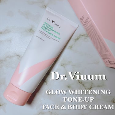 GLOW WHITENING TONE-UP FACE & BODY CREAM/Dr.Viuum/フェイスクリームを使ったクチコミ（1枚目）
