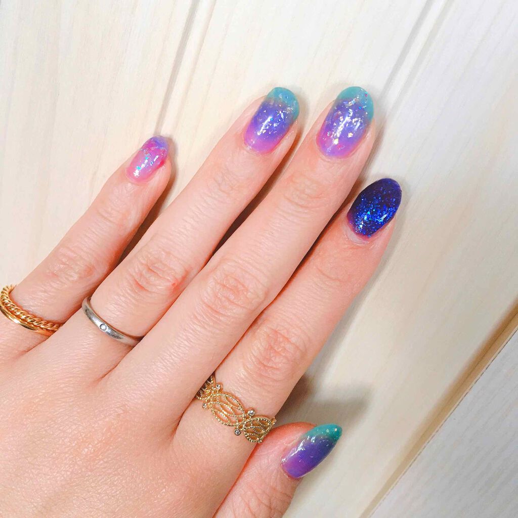 カラフルネイルズ/キャンメイク/マニキュアを使ったクチコミ（2枚目）