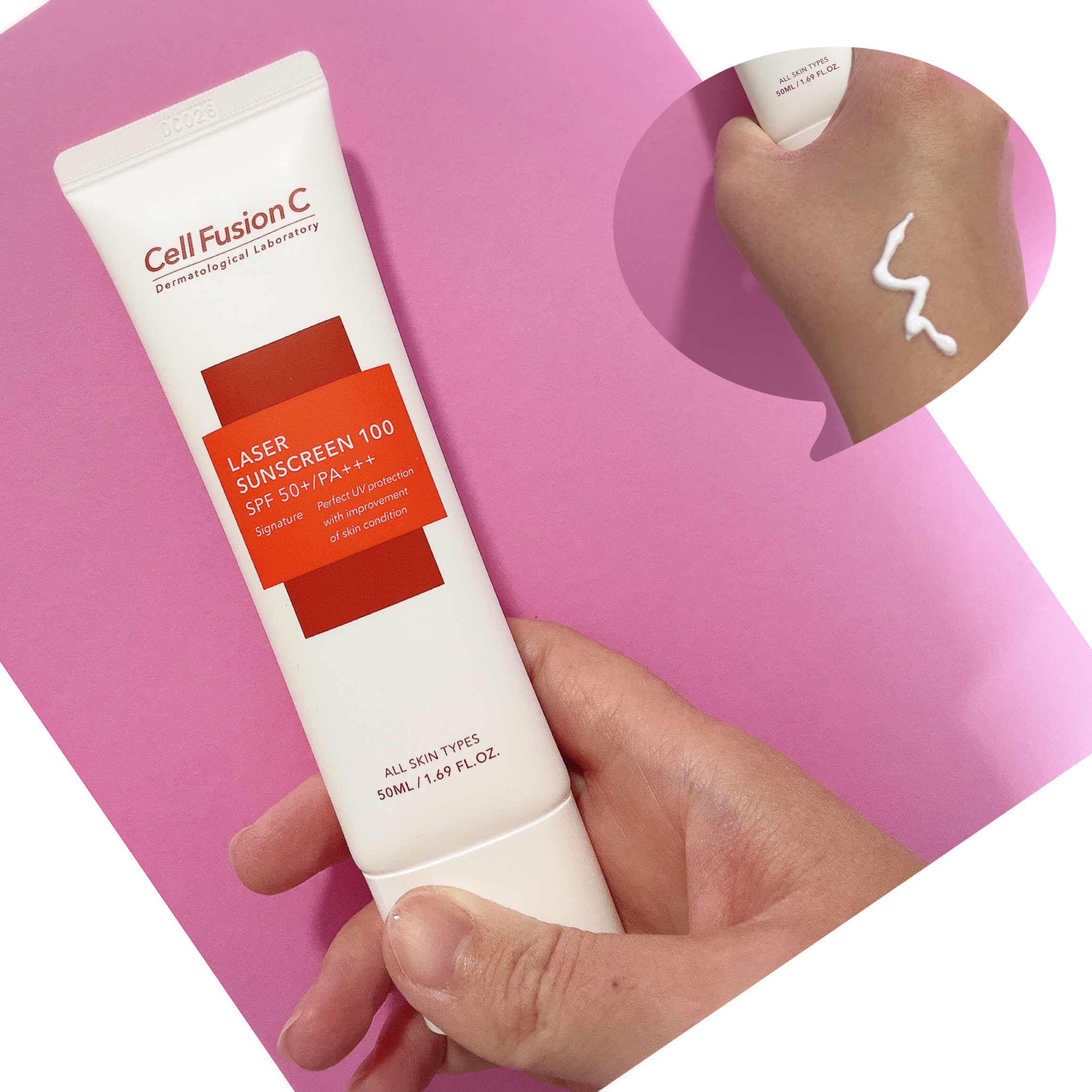 レーザーサンスクリーン 100/Cell Fusion C(セルフュージョンシー)/日焼け止めクリームを使ったクチコミ（2枚目）