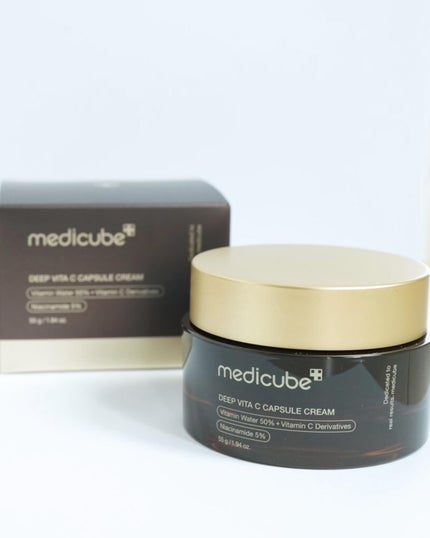 ディープビタCカプセルクリーム/MEDICUBE/フェイスクリームを使ったクチコミ(6枚目)