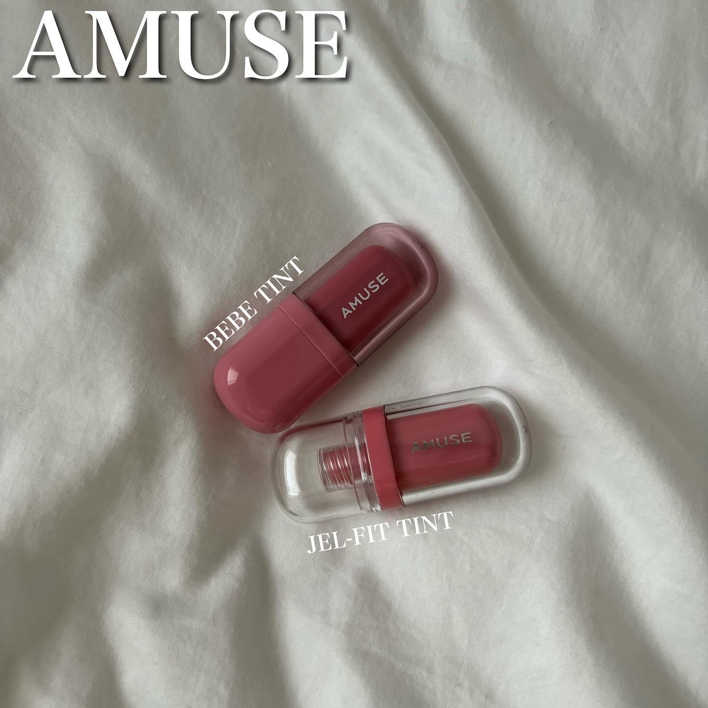 ジェルフィットティント/AMUSE/リップティントを使ったクチコミ（1枚目）