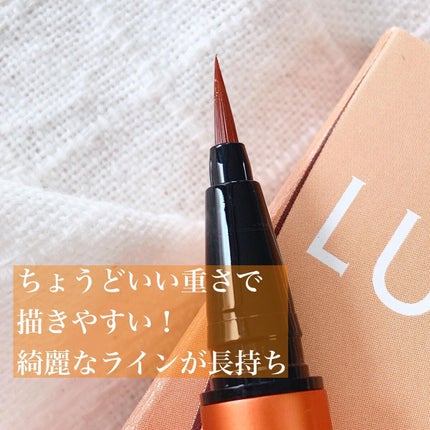 スキルレスライナー/LUMIURGLAS/リキッドアイライナーを使ったクチコミ(2枚目)