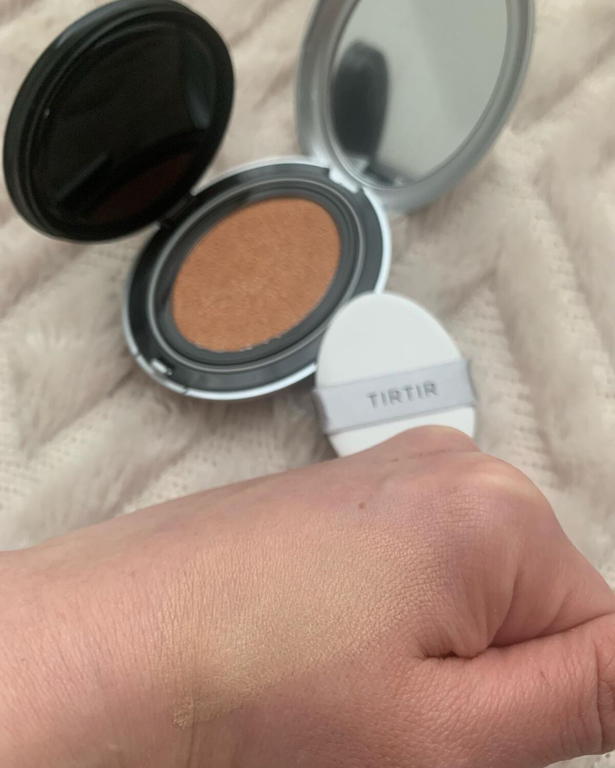 マスクフィットオーラクッション/TIRTIR(ティルティル)/クッションファンデーションを使ったクチコミ（2枚目）
