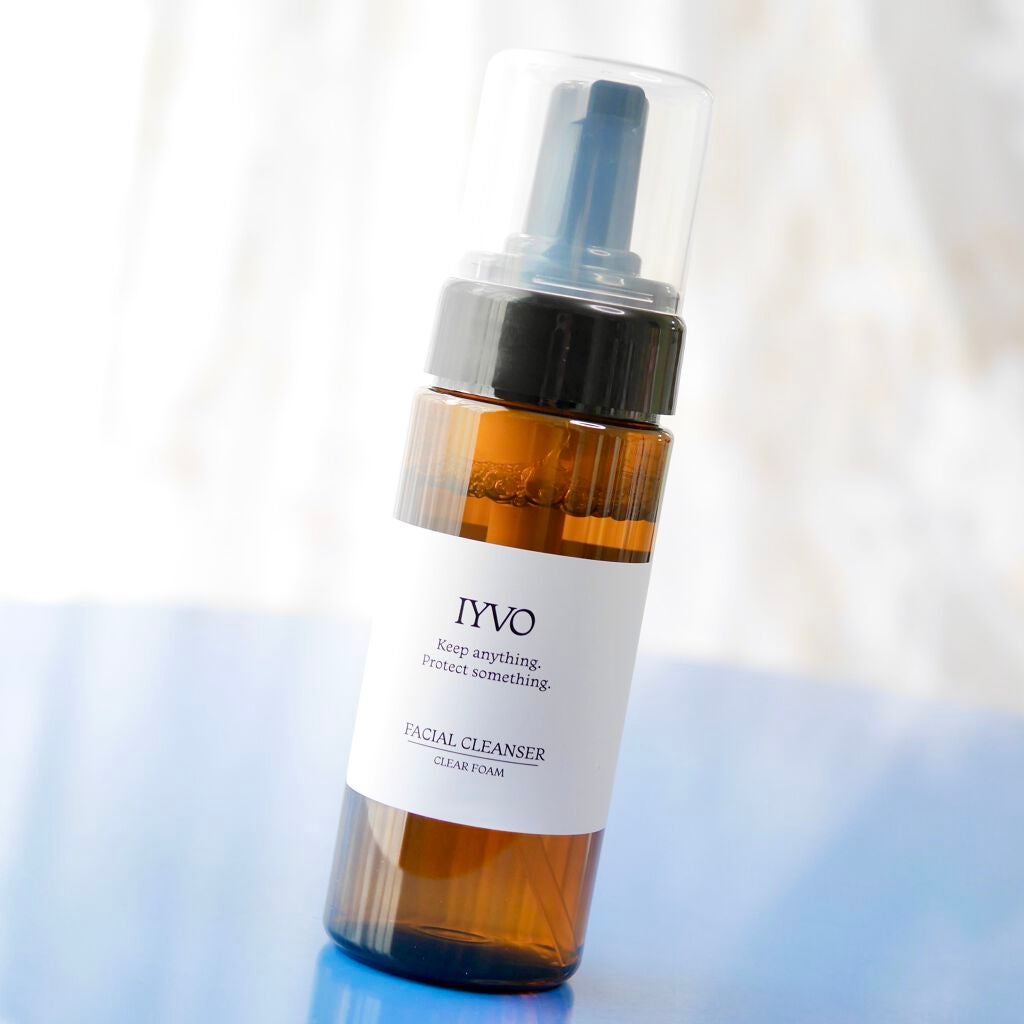 フェイシャルクレンザー クリアフォーム/IYVO/洗顔フォームを使ったクチコミ(1枚目)