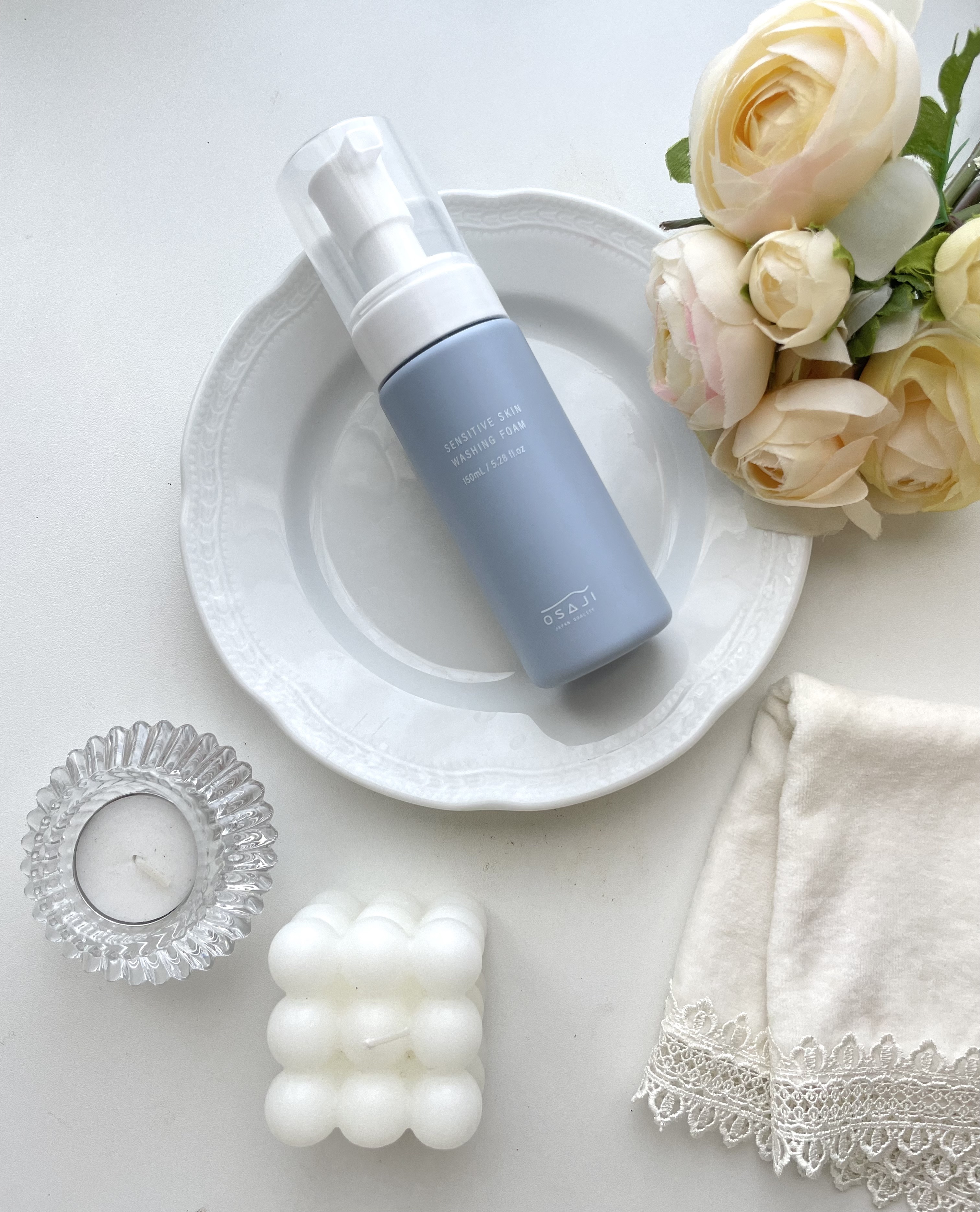 センシティブ スキン ウォッシングフォーム/OSAJI/泡洗顔を使ったクチコミ（3枚目）