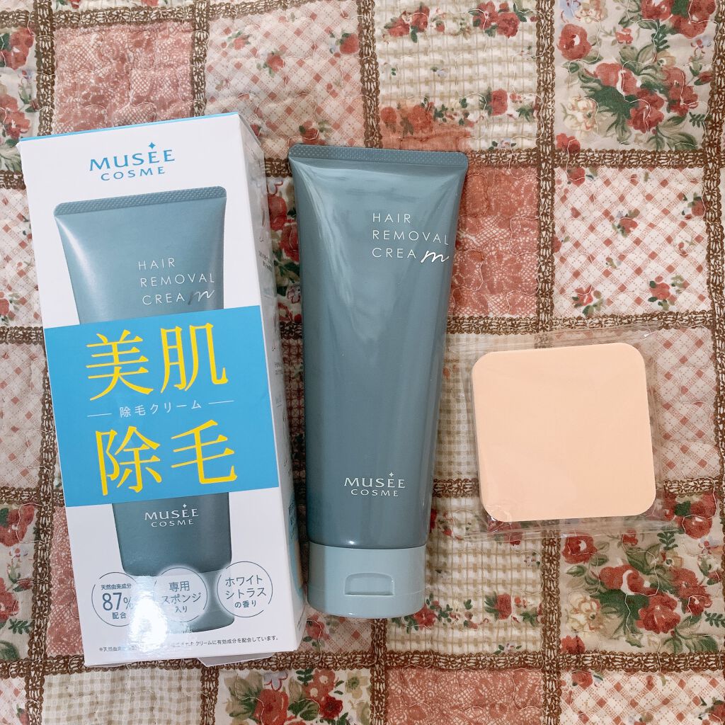 ミュゼコスメ メンズ 薬用ヘアリムーバルクリーム ホワイトシトラスの香り/ミュゼコスメ/除毛クリームを使ったクチコミ(1枚目)