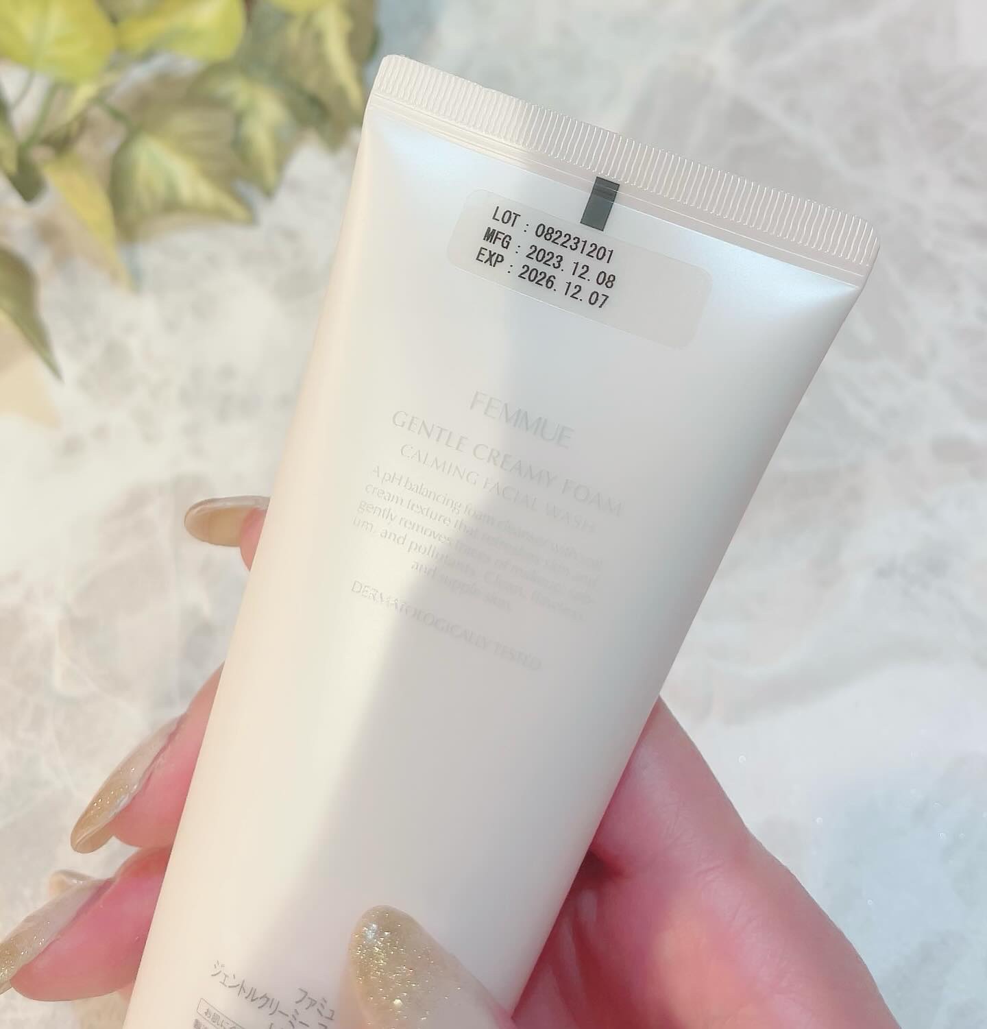 ジェントルクリーミー フォームウォッシュ/FEMMUE/洗顔フォームを使ったクチコミ（3枚目）