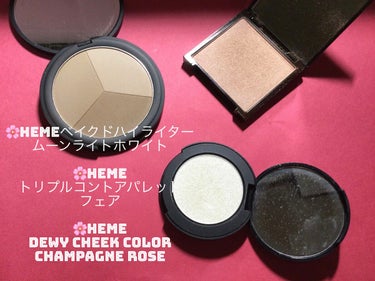 DEWY CHEEK COLOR/heme/パウダーチークを使ったクチコミ（3枚目）