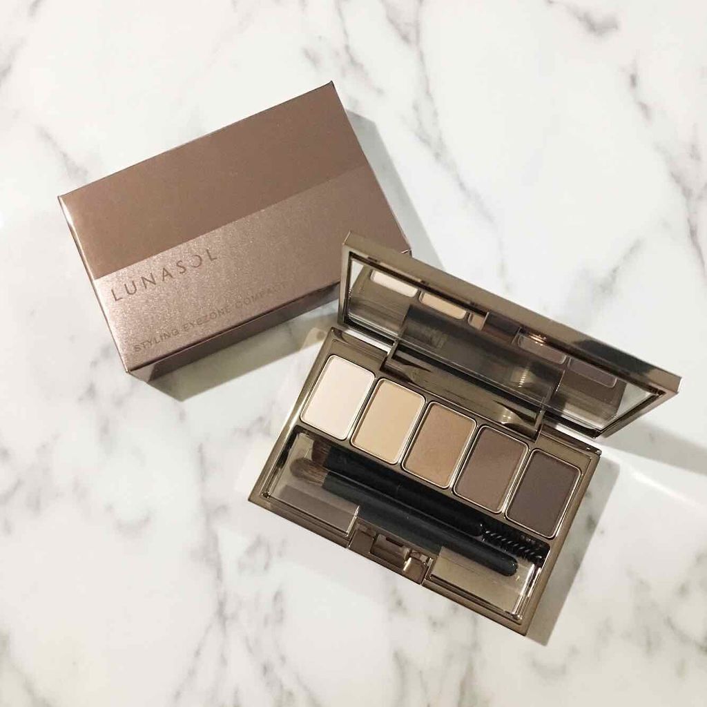 スタイリングアイゾーンコンパクト/LUNASOL/アイシャドウパレットを使ったクチコミ(1枚目)