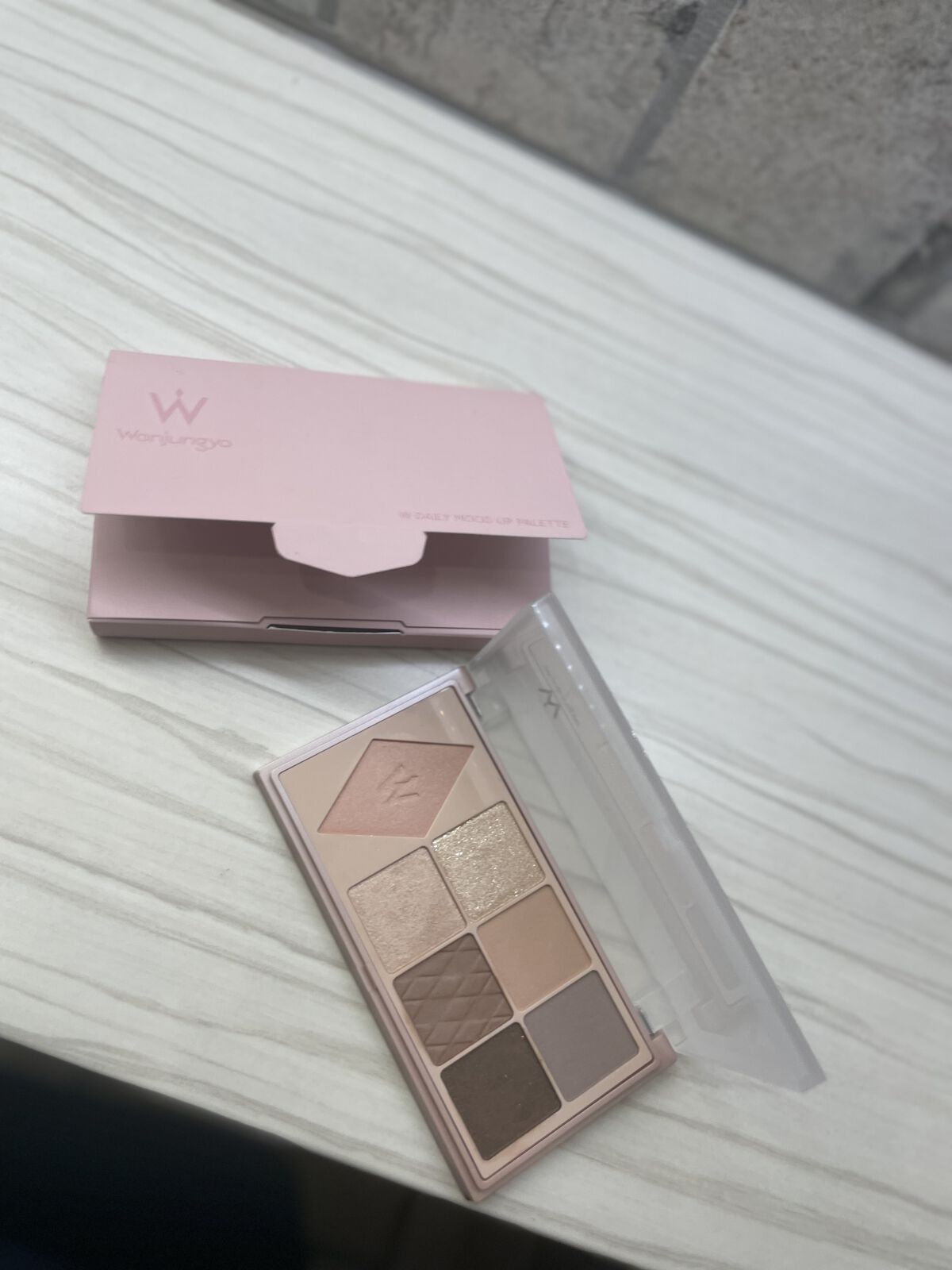 ウォンジョンヨ Ｗ デイリームードアップパレット /Wonjungyo/アイシャドウパレットを使ったクチコミ（2枚目）