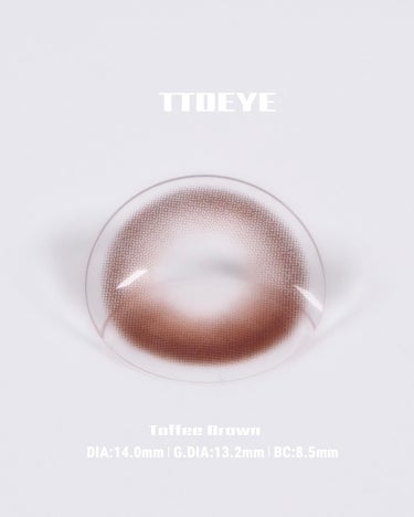 Taffee Brown/TTDeye/カラーコンタクトレンズを使ったクチコミ（2枚目）