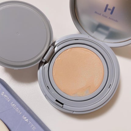 セカンドスキンメッシュマットクッション/hince/クッションファンデーションを使ったクチコミ(4枚目)