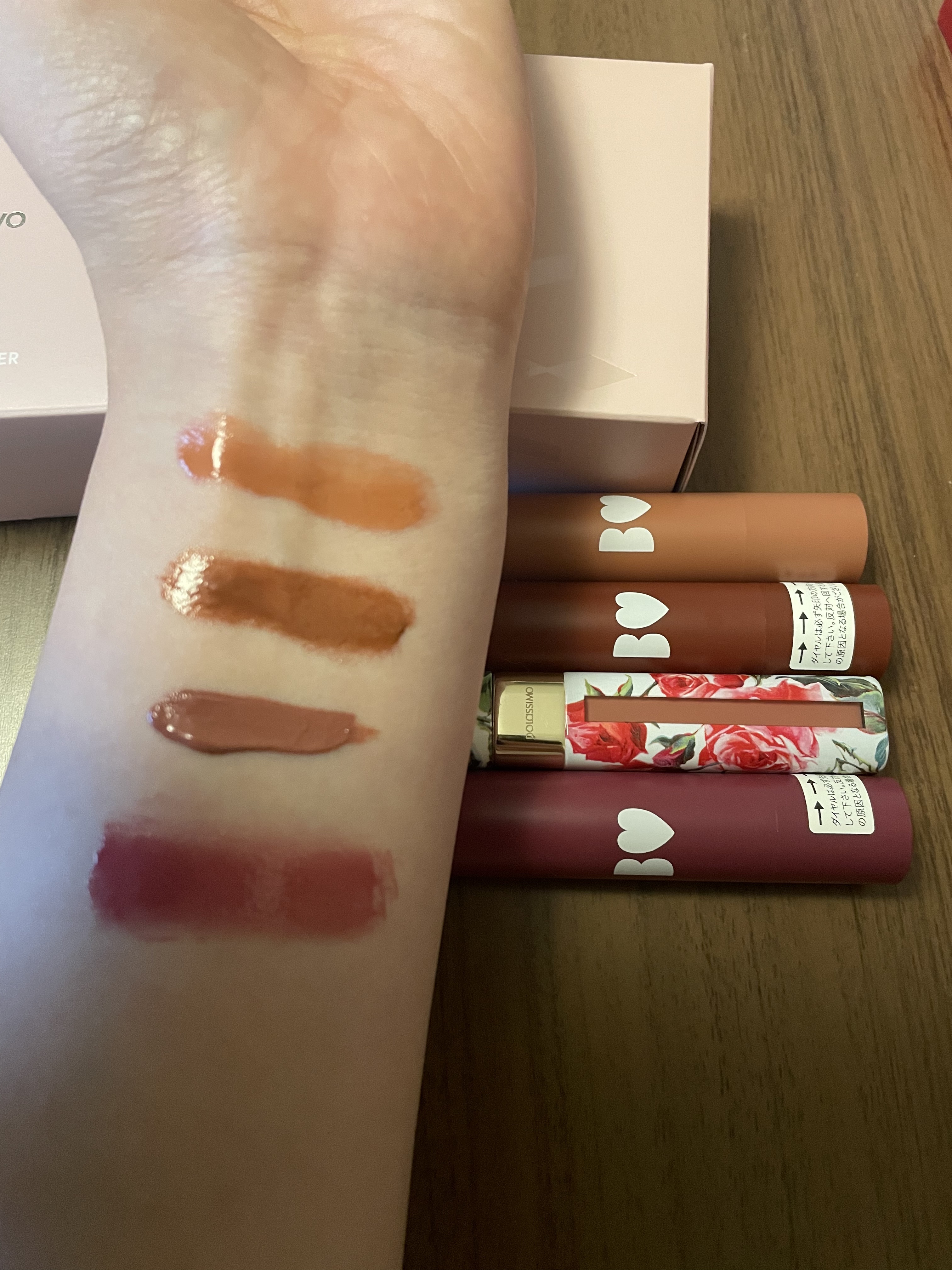 ドルチェシモ マット リキッド リップカラー 2/DOLCE&GABBANA BEAUTY/口紅を使ったクチコミ（3枚目）